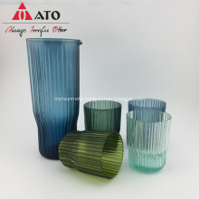Colorful Dringking Glass Juice Colorful glass Soltd Color Tumble Glass pitcher tumbler set